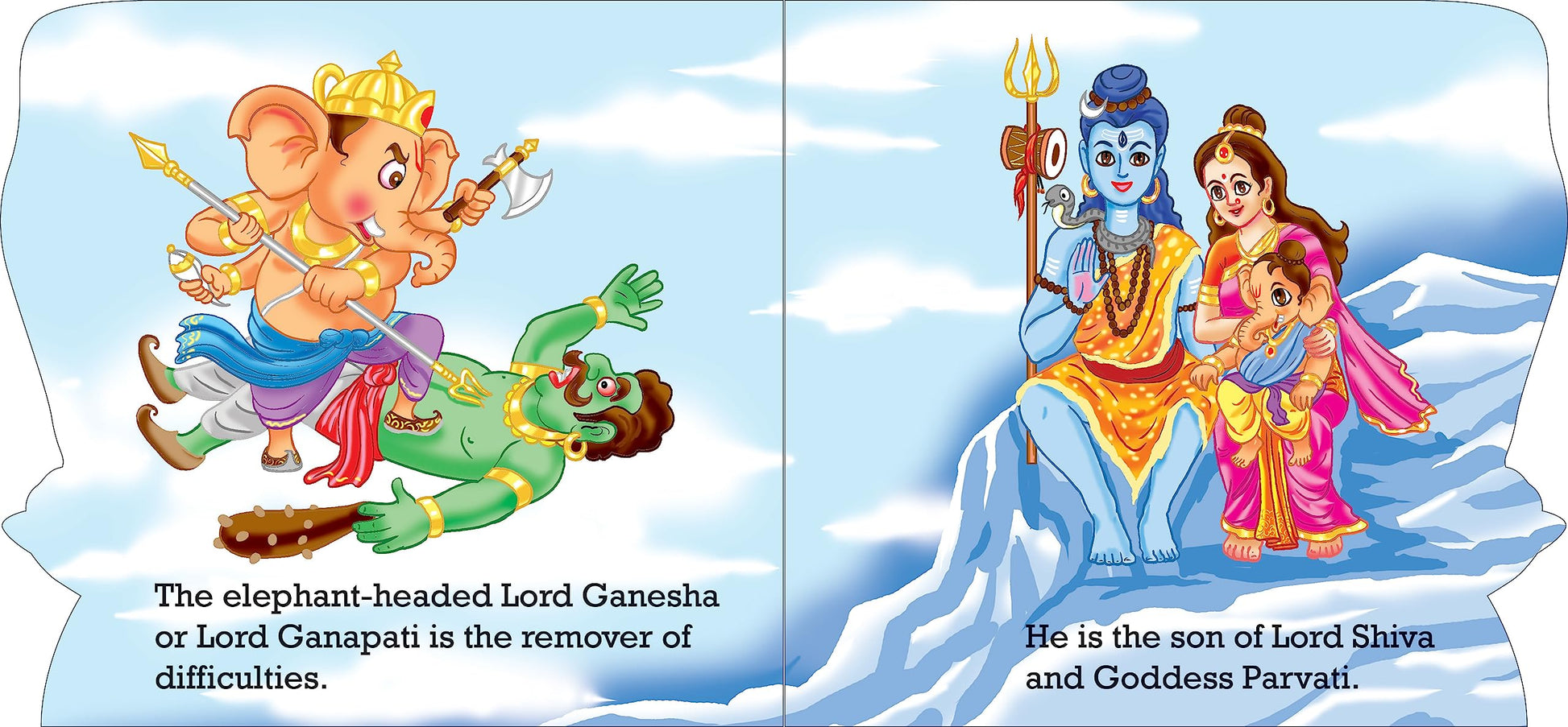 Blessings Forever- Lord Ganesha (Die-Cut Board Book) - Dista