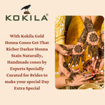Thumbnail for Kokila Bridal Special Premium Gold Mehendi Cones