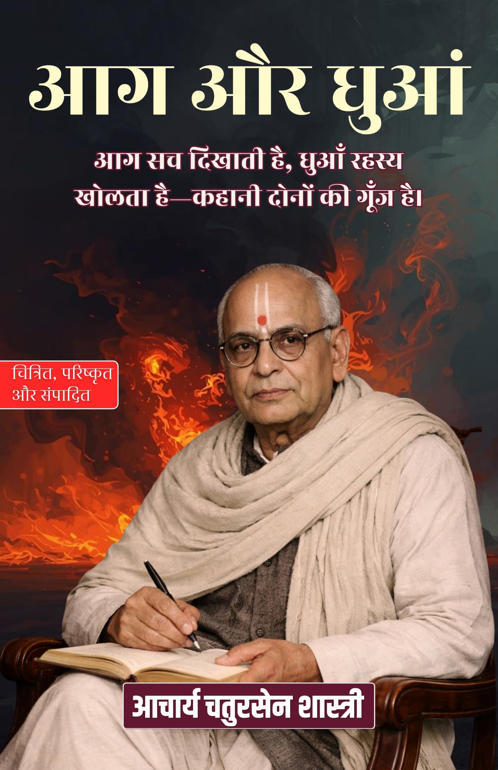 Fire and Smoke in Hindi आग और धुआं (सचित्र और परिशोधित) - Acharya Chatursen Shastri - Dista