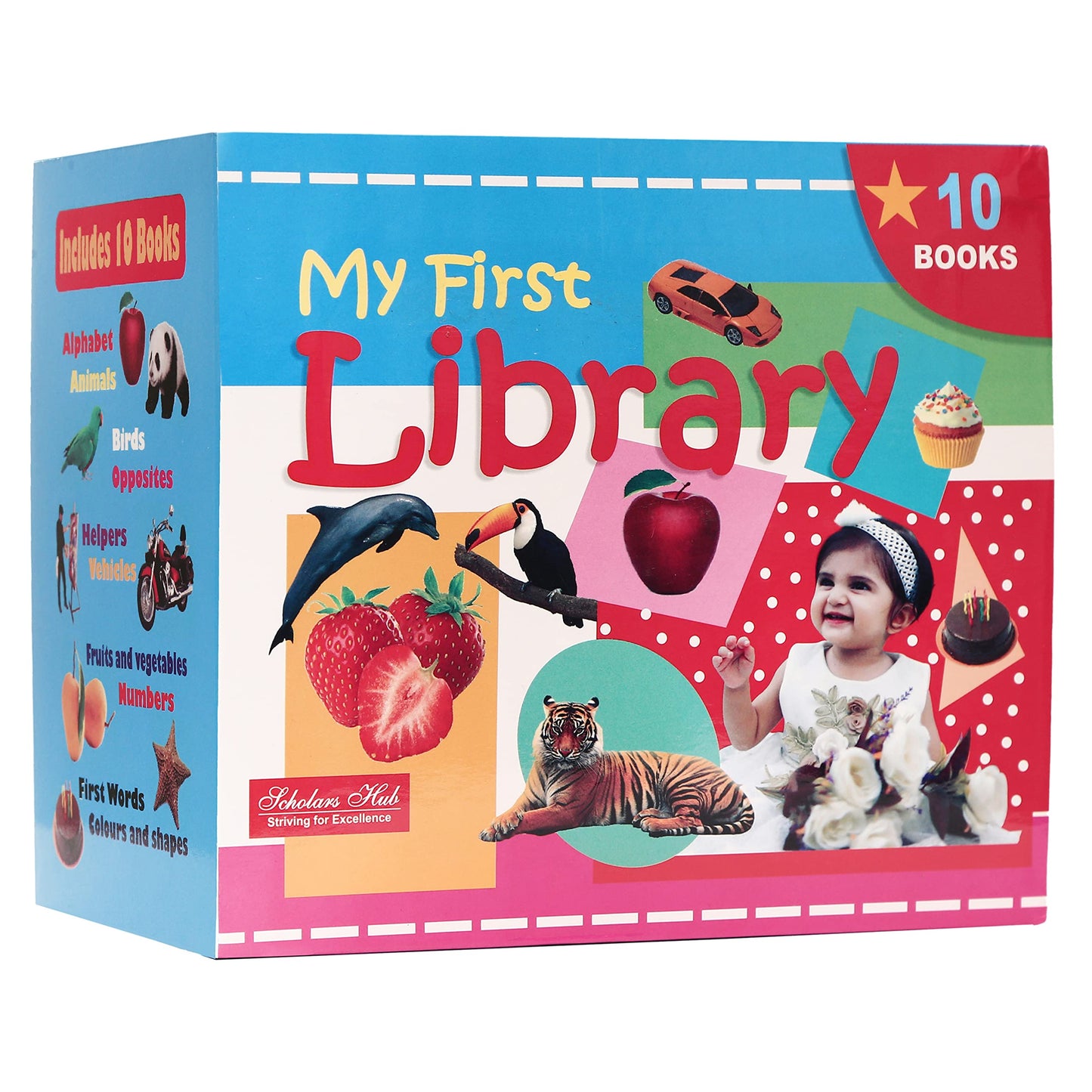 My First Library (Box Set Of 10 Board Books) - Dista