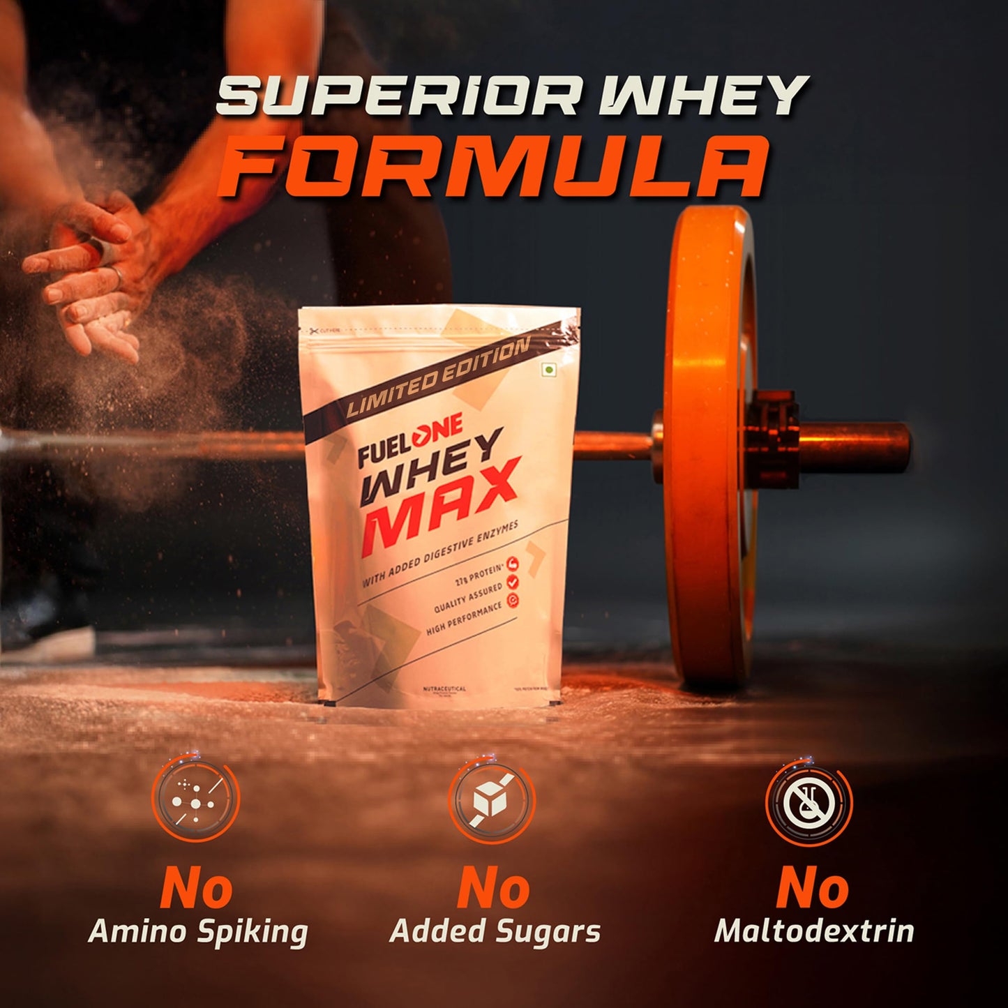 Fuelone Whey Max, 27G Protein