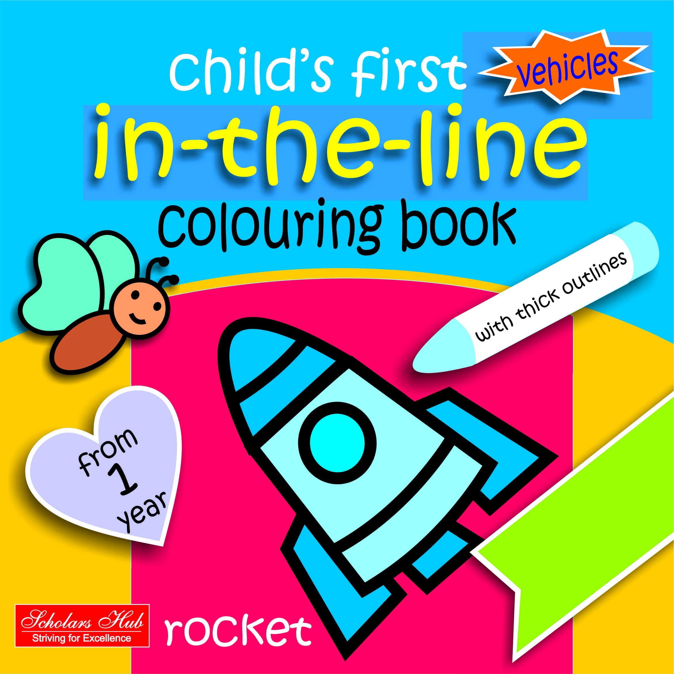 In The Line Colouring Book-Transport. - Dista