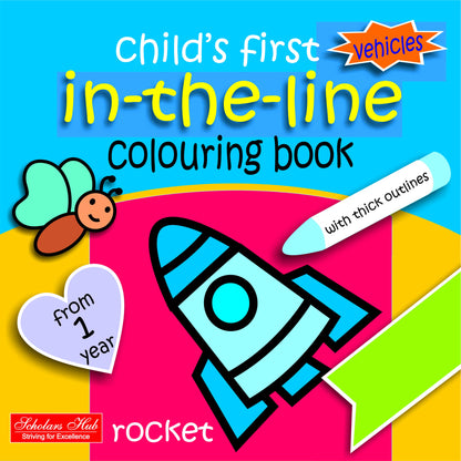 In The Line Colouring Book-Transport. - Dista