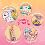 Thumbnail for Imagimake Princess Craft Kit | 10 Mess-Free DIY Activities | Bracelet Making Kit, Unicorn Pouch, Butterfly Wands & Photo Frame | Girls Toys Age 6-8 | 5,6,7,8,9,10,11,12 Year Old Girl Birthday Gifts