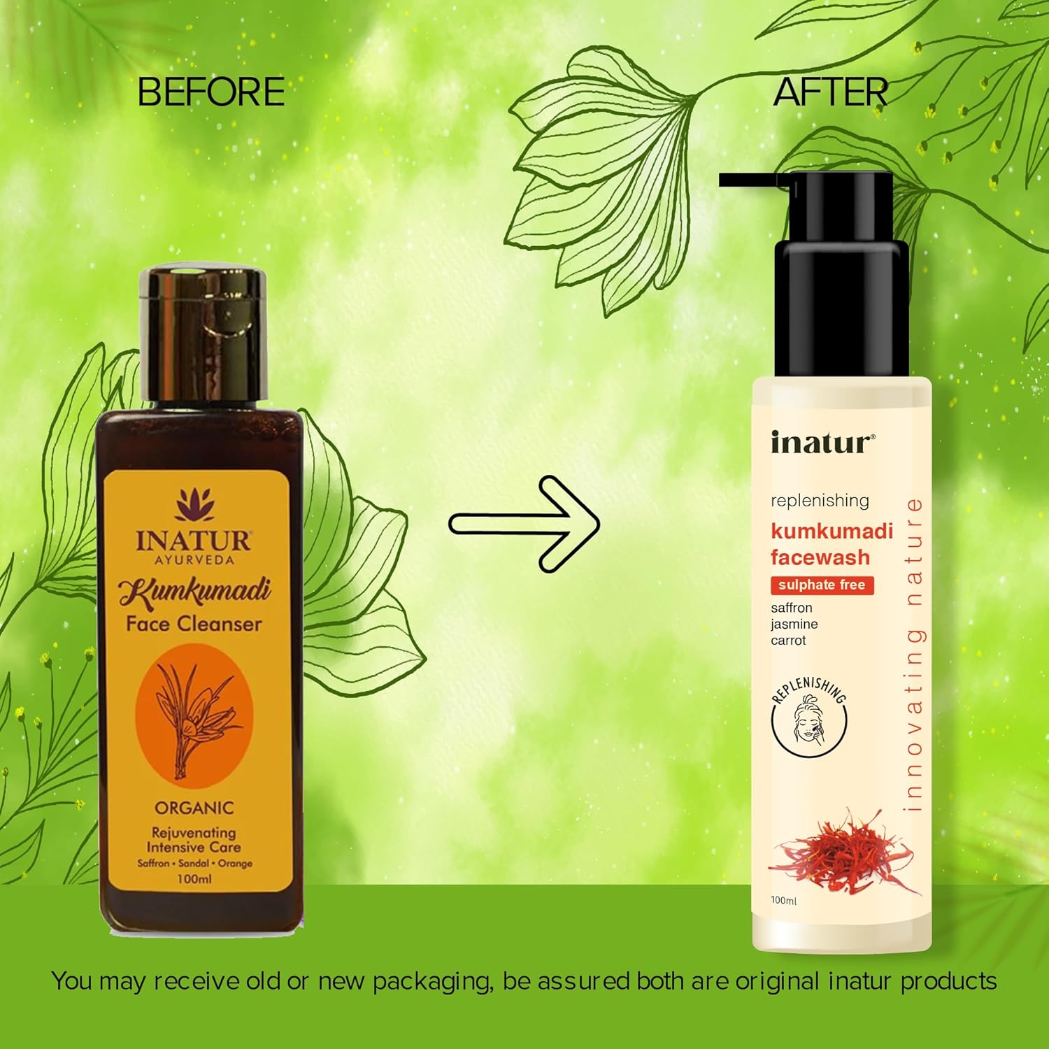 Inatur Kumkumadi Face Cleanser - Distacart