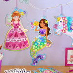 Thumbnail for Imagimake Mirror Mosaic Princess & Unicorn Kids Art Set | DIY Craft Kit | Foil Stickers for Kids | Birthday Gift for Girls and Boys Ages 3,4,5,6,7,8 | 3 Year Old Girl Gifts