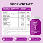 Thumbnail for Arth Tender Breast Support, 1000mg Breast Care Capsules | Natural Relief for Breast Discomfort (during hormonal changes) | Helps in breast soreness and sensitivity | Formulated with Evening Primrose Oil, Vitamin E, and Vitamin B6 | 60 Veg Capsules