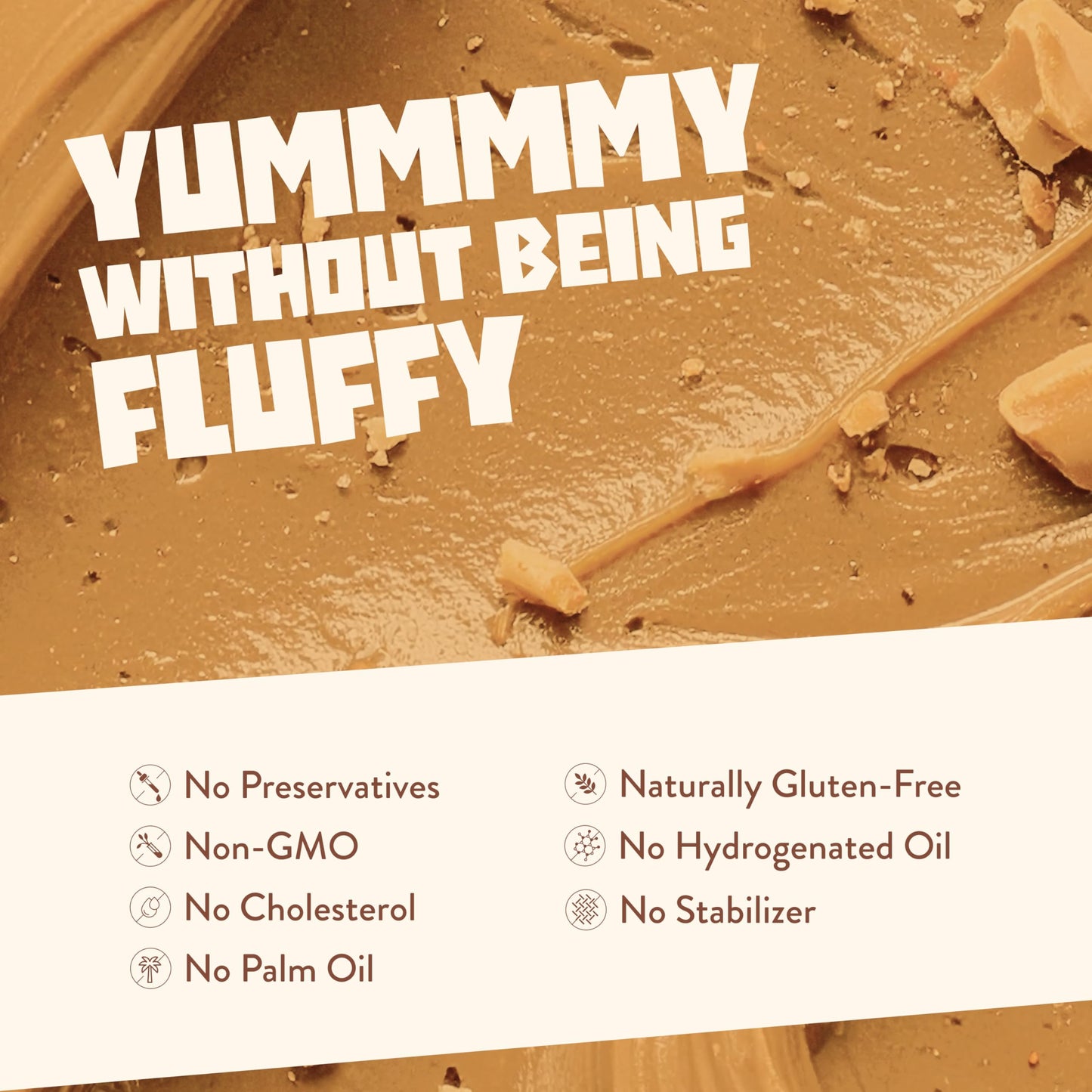 Nutrabay Foods All-Natural Peanut Butter (Crunchy) - Unsweetened, 400g | 28g Protein, Zero Cholesterol, Vegan, Gluten Free, Non GMO
