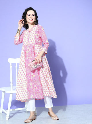 All About You Women Floral Printed Kurta - Distacart