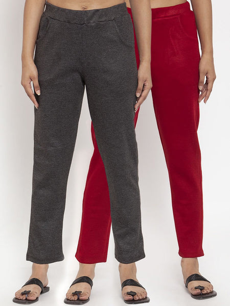 TAG 7 Women Pack of 2 Solid Leggings - Distacart