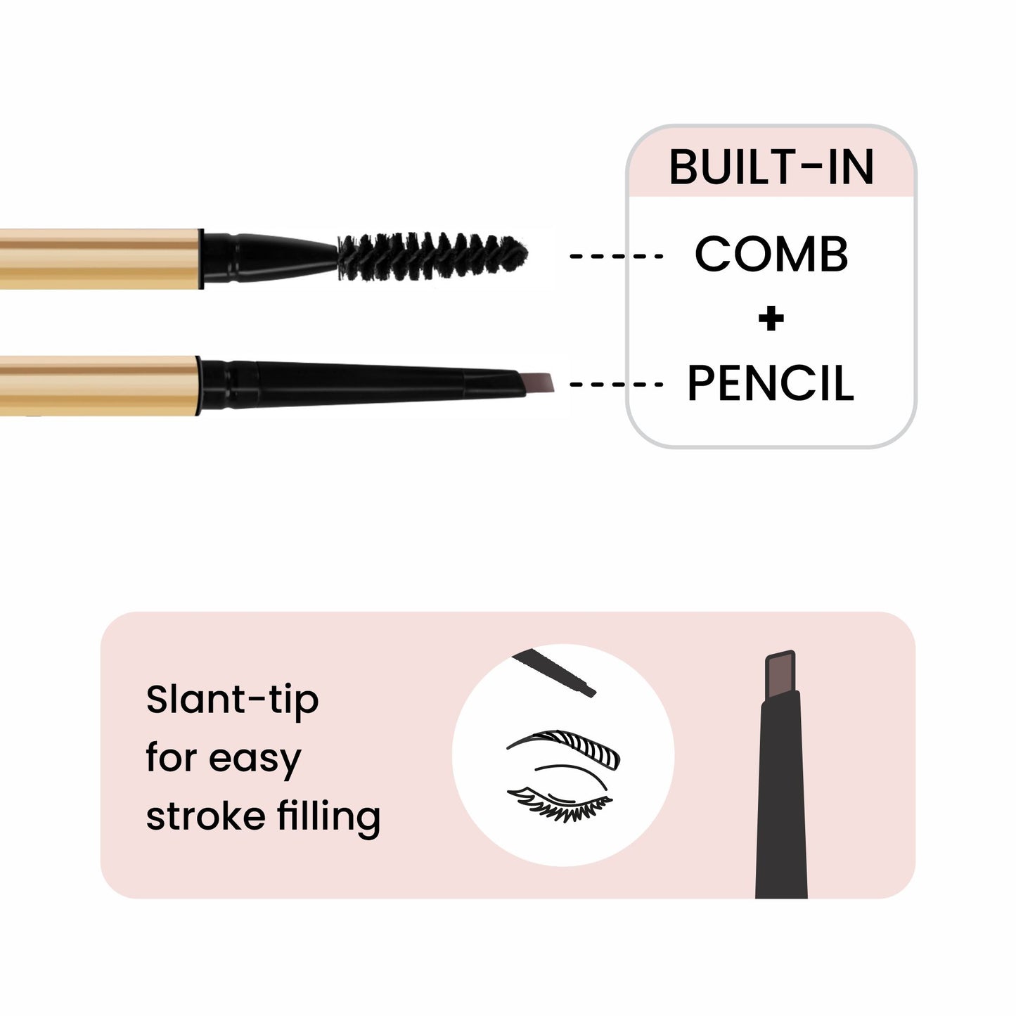 Swiss Beauty Micro Precision Eyebrow Pencil - 04 Grey Black - Distacart