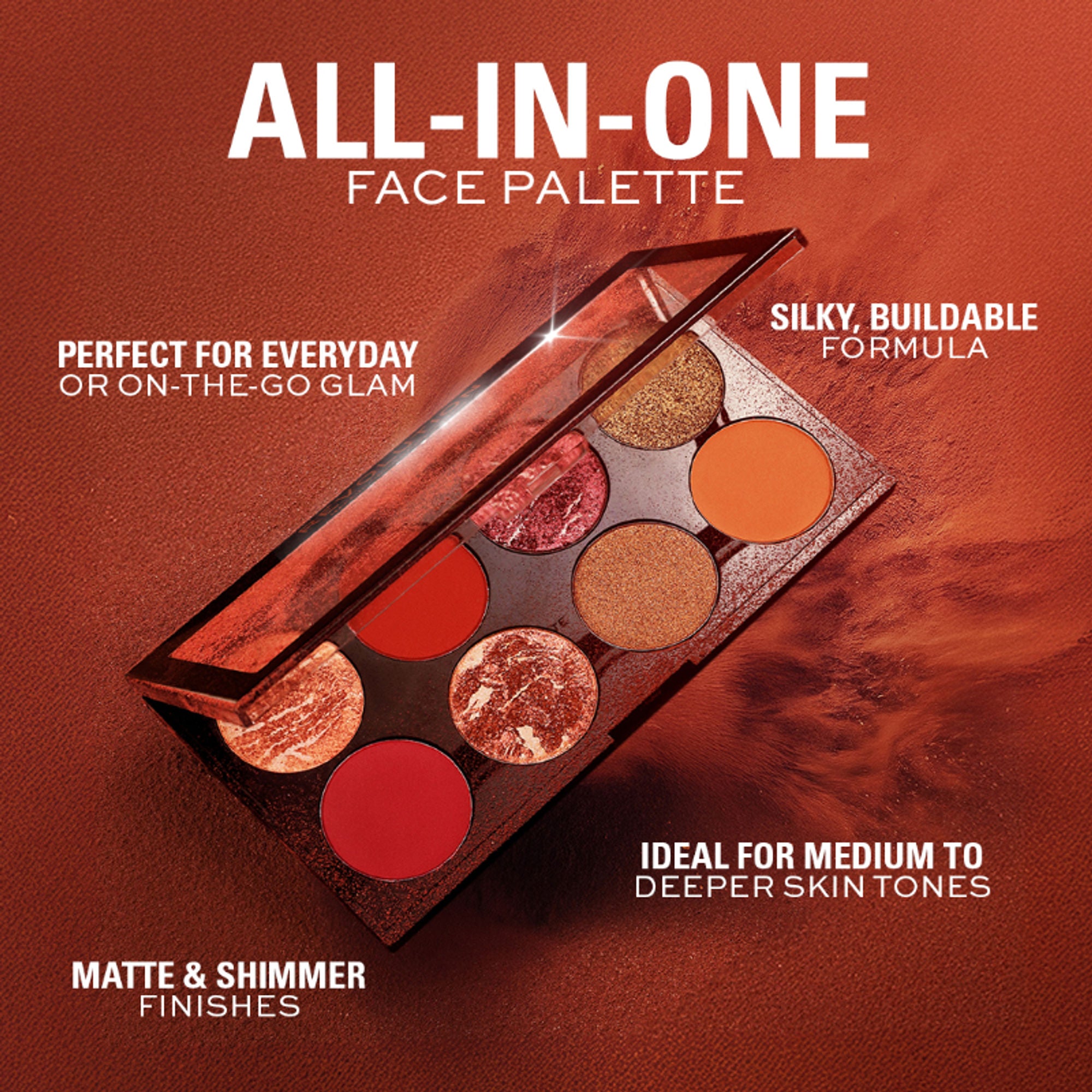 Makeup Revolution Ultra Blush Palette Golden Soul