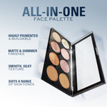 Thumbnail for Makeup Revolution Ultra Blush and Contour Palette - Golden Sugar - Distacart