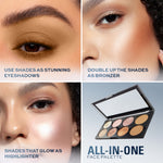 Thumbnail for Makeup Revolution Ultra Blush and Contour Palette - Golden Sugar - Distacart