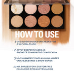 Thumbnail for Makeup Revolution Ultra Blush and Contour Palette - Golden Sugar - Distacart