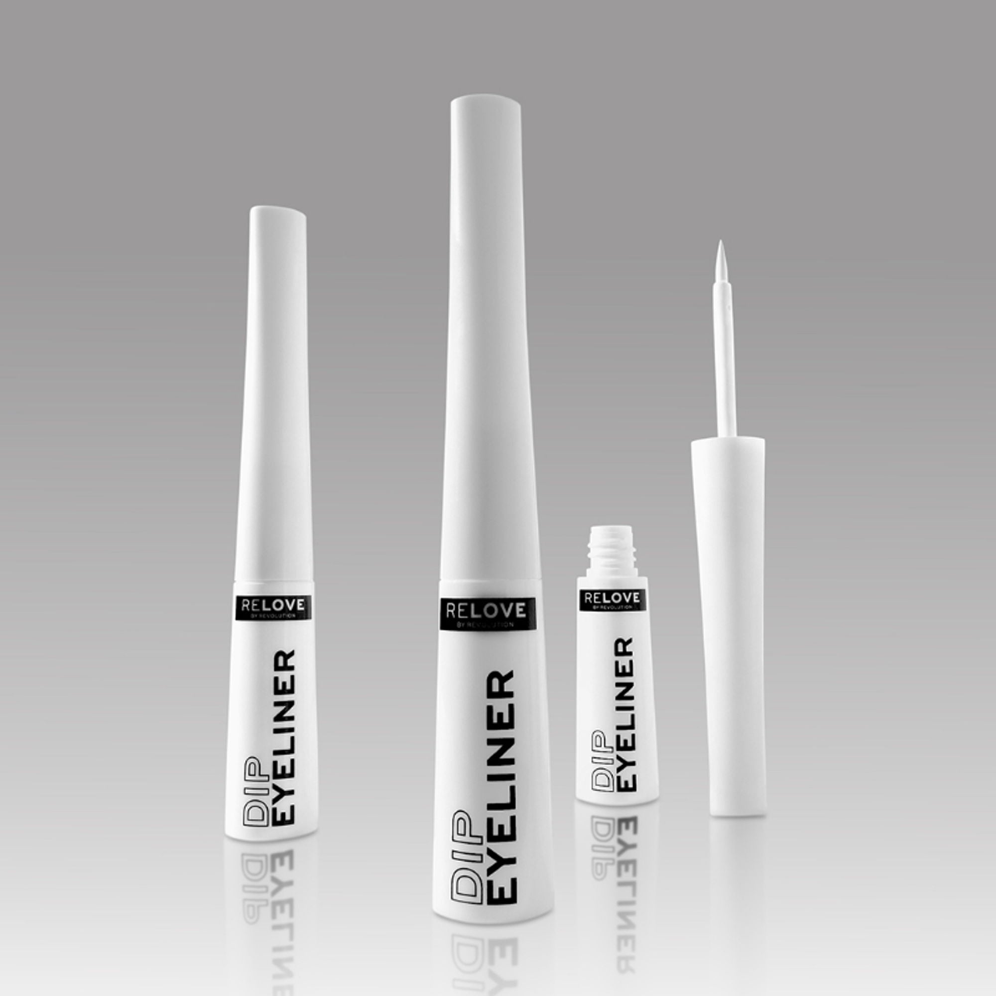 Relove Dip Eyeliner Black - White