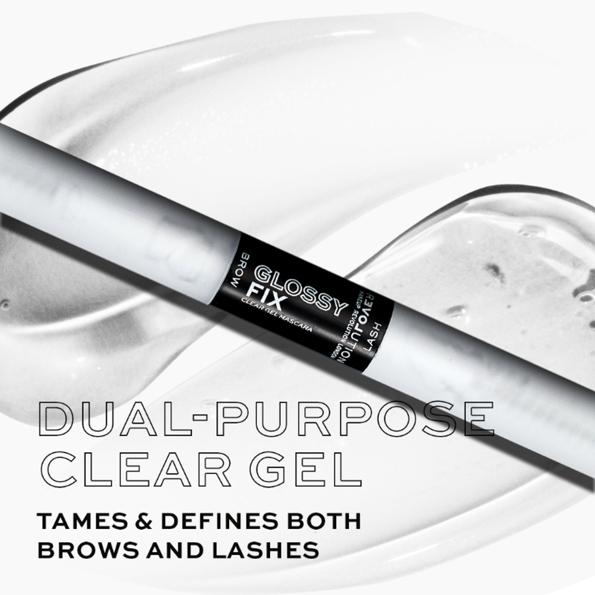 Makeup Revolution Relove Glossy Fix Clear Brow Gel Mascara - Distacart