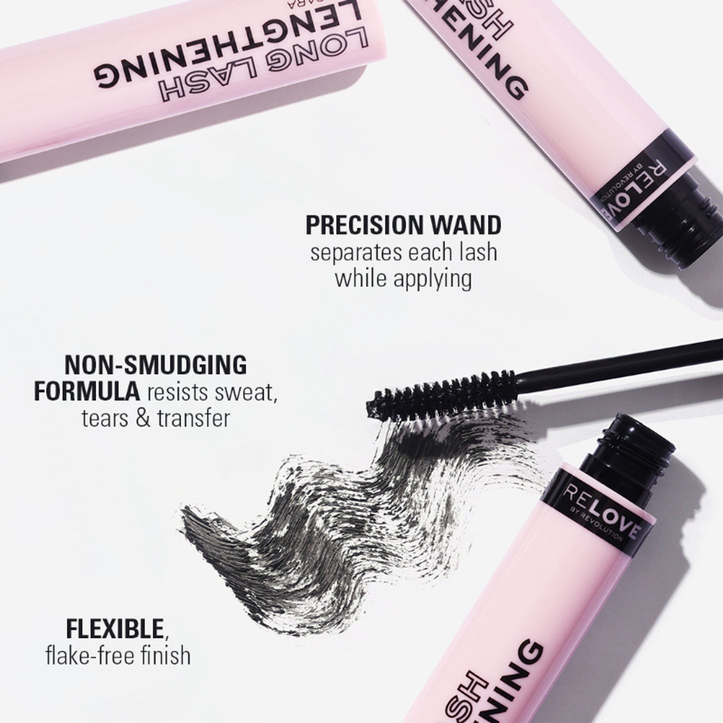 Revolution Relove Long Lash Lengthening Mascara - Distacart