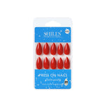 Thumbnail for shills professional reusable press on nails almond spn632