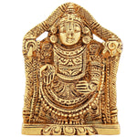 Thumbnail for Estele Gold-Polished Lord Tirupati Balaji Idol Showpiece for Pooja Mandir/ Home Decorative