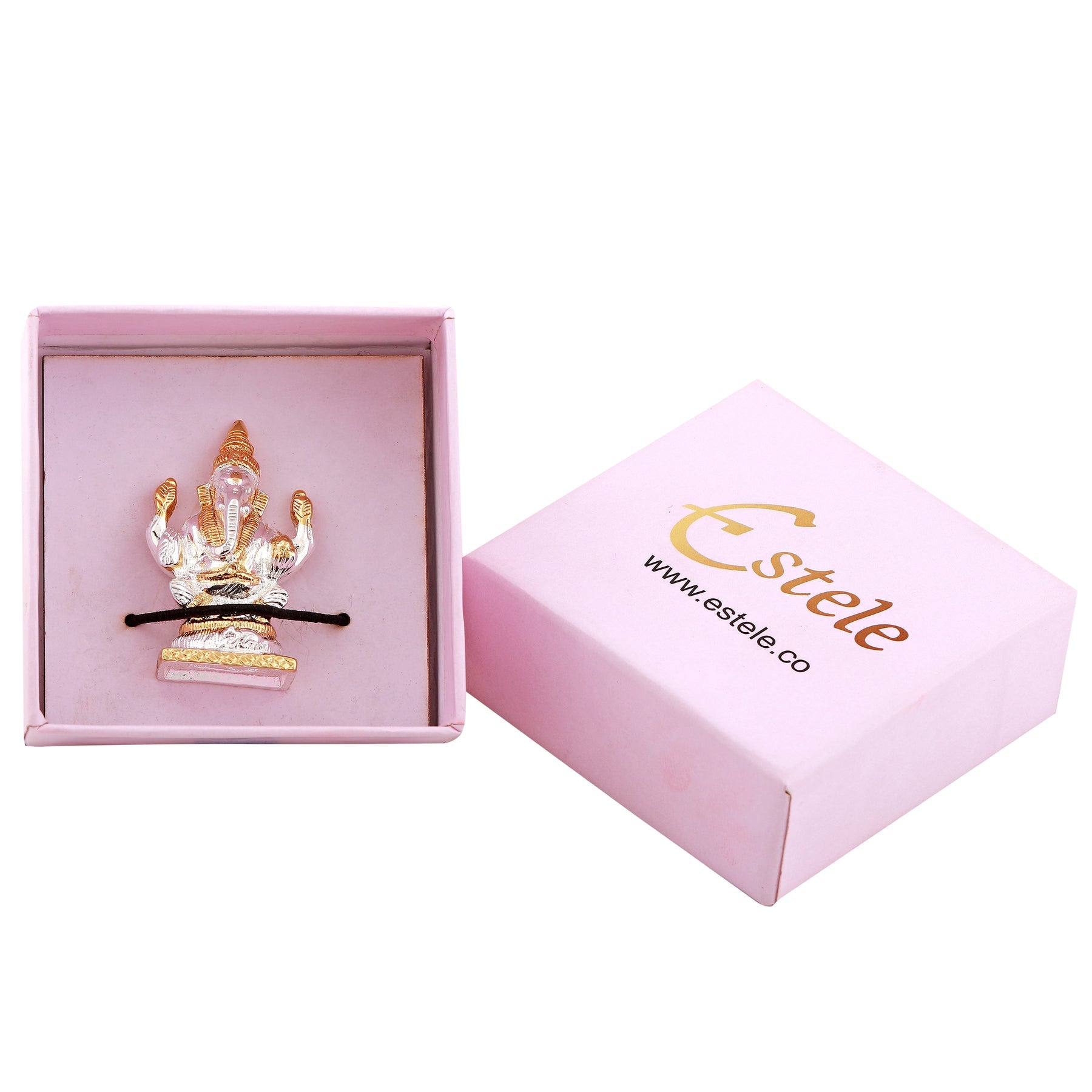 Estele Gold-Polished Spiritual Lord Bal Ganesha Idol for Gifts & HouseWarming/Home/Office Decors - Distacart