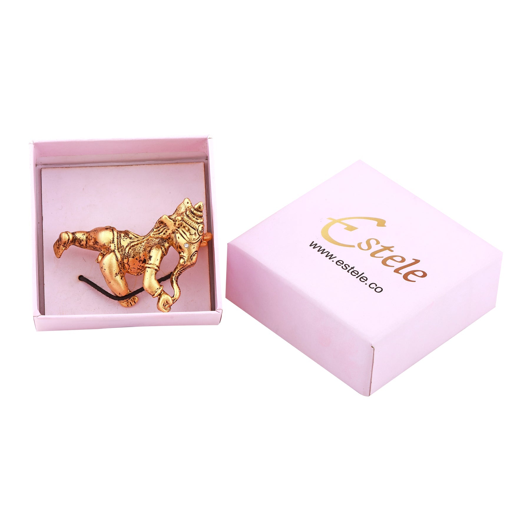 Estele Gold-Polished Spiritual Lord Bal Ganesha Idol for Gifts & HouseWarming/Home/Office Decors - Distacart