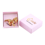 Thumbnail for Estele Gold-Polished Spiritual Lord Bal Ganesha Idol for Gifts & HouseWarming/Home/Office Decors - Distacart