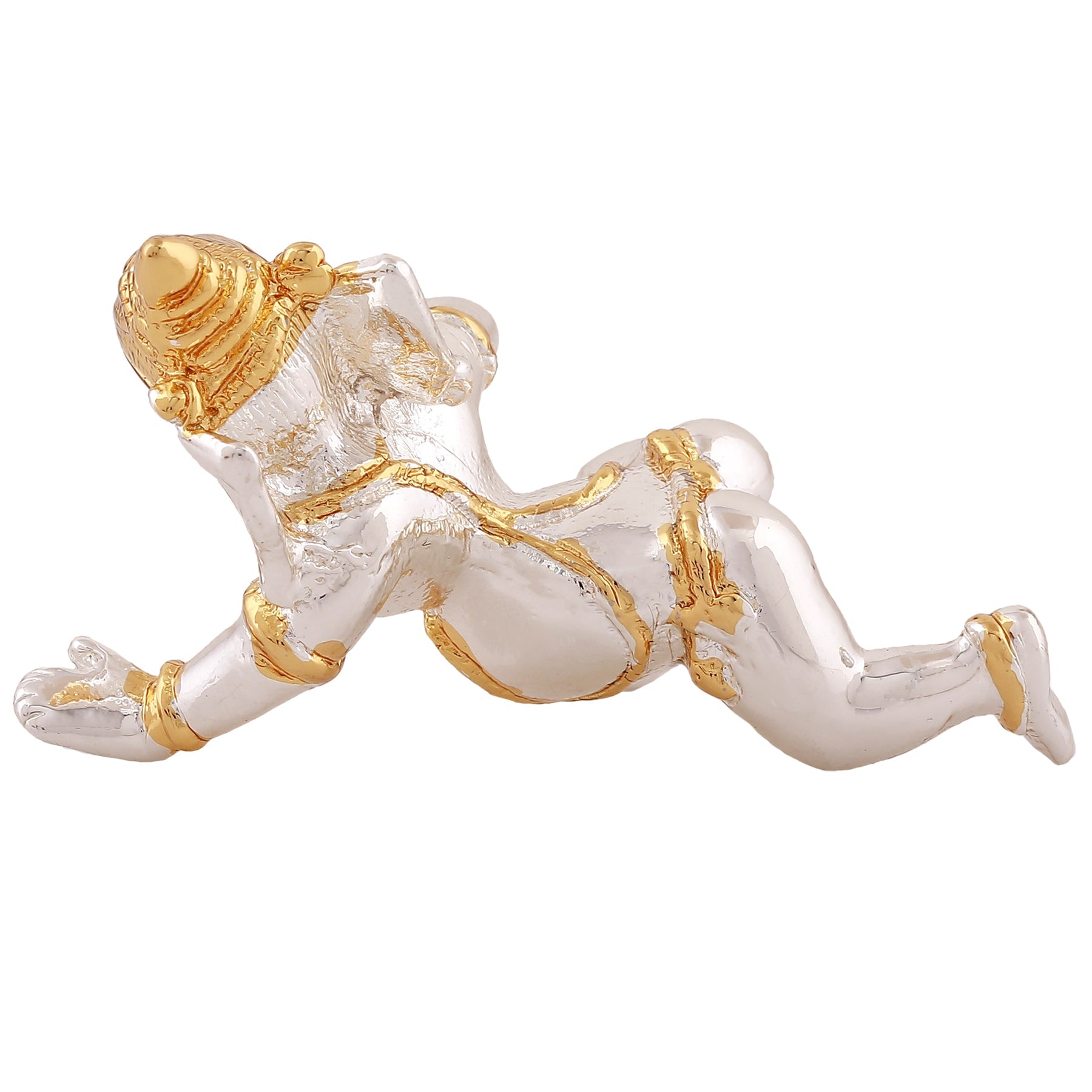 Estele Gold-Polished Spiritual Lord Bal Ganesha Idol for Gifts & HouseWarming/Home/Office Decors - Distacart