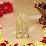 Thumbnail for Estele Gold-Polished Lord Tirupati Balaji Idol Showpiece for Pooja Mandir/ Home Decorative - Distacart