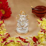 Thumbnail for Estele Gold-Polished God of beginnings Lord Ganesha Idol with Sitting position for Home/Office Decors