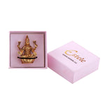 Thumbnail for Estele Gold-Polished goddess of wealth Laxmi Devi on lotus Idol for Pooja/Car decor