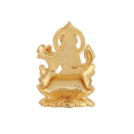 Thumbnail for Estele Gold-Polished Goddess of Knowledge Sarasavti Ma Idol for Pooja & Car decor