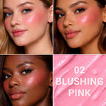 Thumbnail for CUFFS N LASHES After Glow Liquid Blush - 02 Blushing Pink - Distacart