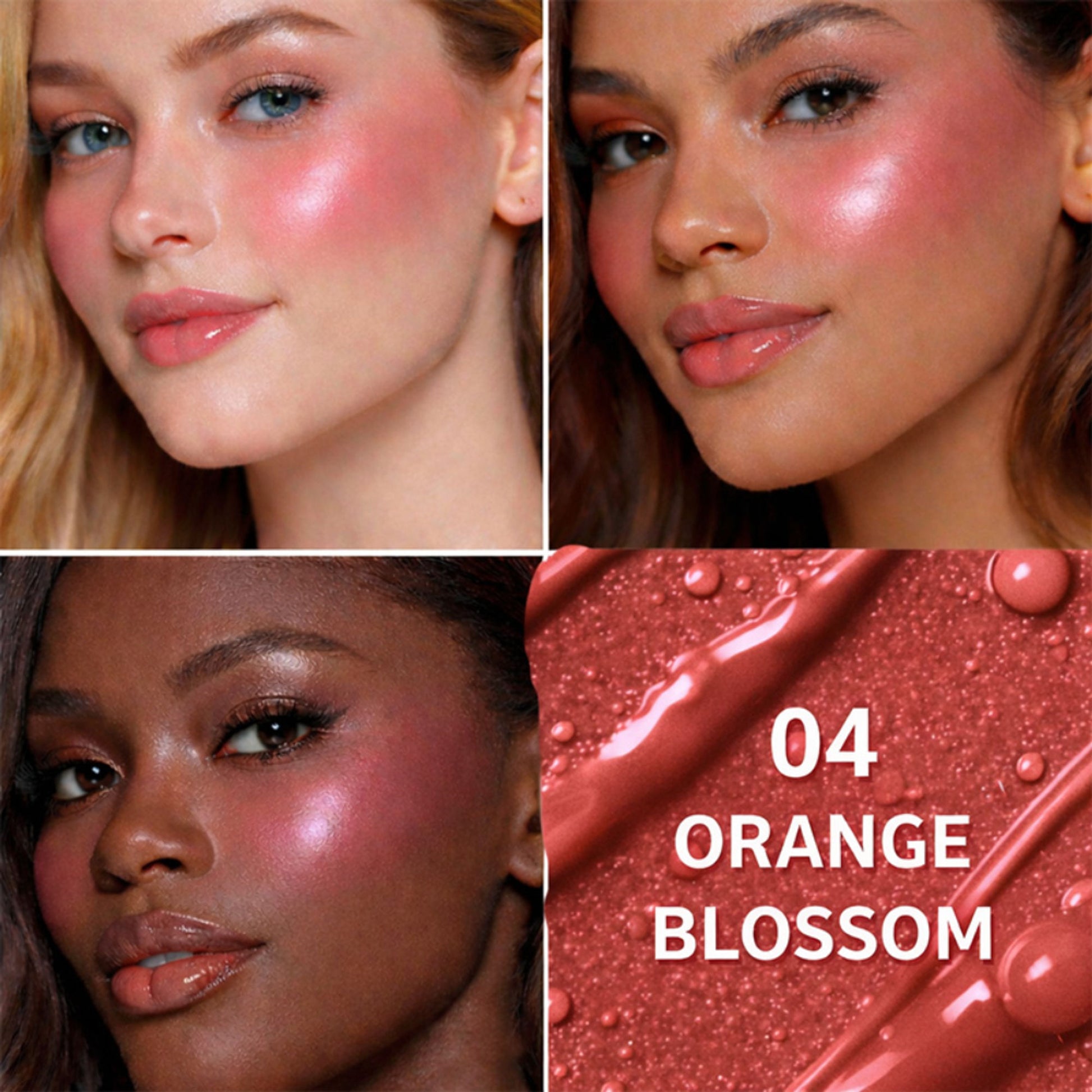 CUFFS N LASHES After Glow Liquid Blush - 04 Orange Blossom - Distacart