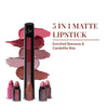 CUFFS N LASHES Penta 5 In 1 Matte Lipstick - 01 Nude