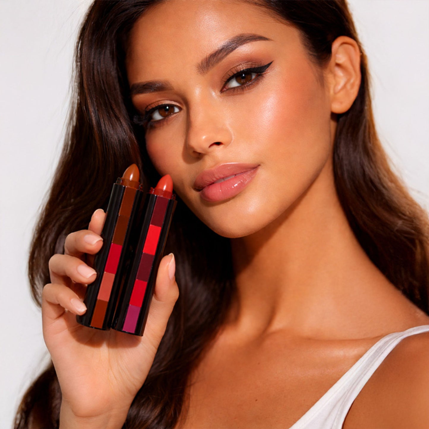CUFFS N LASHES Penta 5 In 1 Matte Lipstick - 01 Nude - Distacart