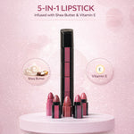 Thumbnail for CUFFS N LASHES Penta 5 In 1 Matte Lipstick - 02 Nude - Distacart