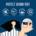 Thumbnail for MARS Cosmetics Puffect Powder Puff with Strap - Pack of 2 - Distacart