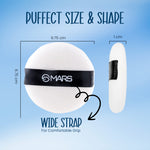 Thumbnail for MARS Cosmetics Puffect Powder Puff with Strap - Pack of 2 - Distacart