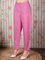 Thumbnail for Ode by House of Pataudi Floral Printed Regular Pure Cotton Kurta with Trousers & Dupatta - Distacart