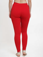 Thumbnail for TAG 7 Women Pack Of 2 Solid Churidar-Length Leggings - Distacart