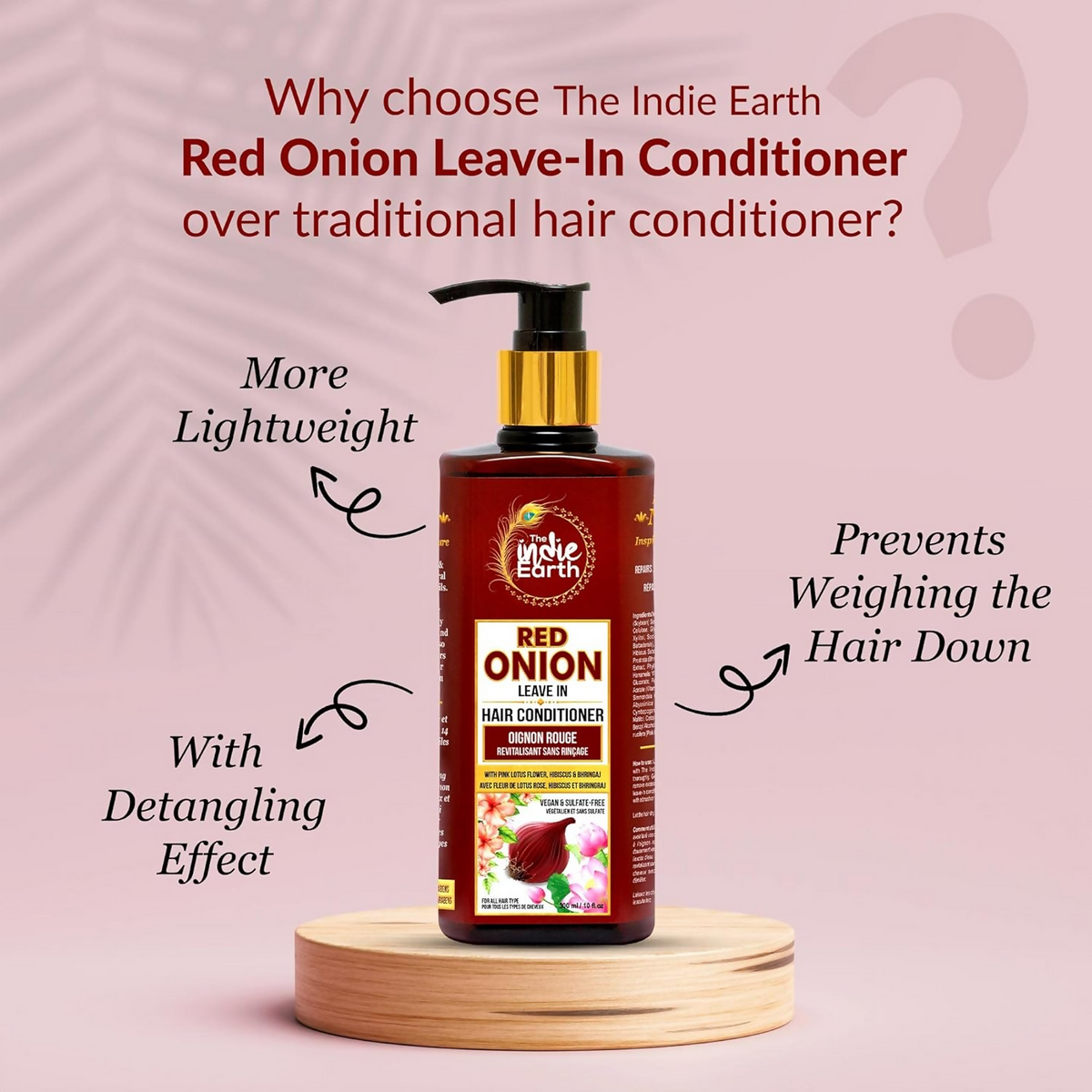 The Indie Earth Advanced Red Onion Hair Care Trio - Distacart