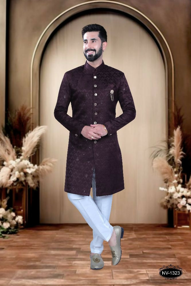 Joban Fashion Men's Wine TR Kurta with Pyjama - Distacart