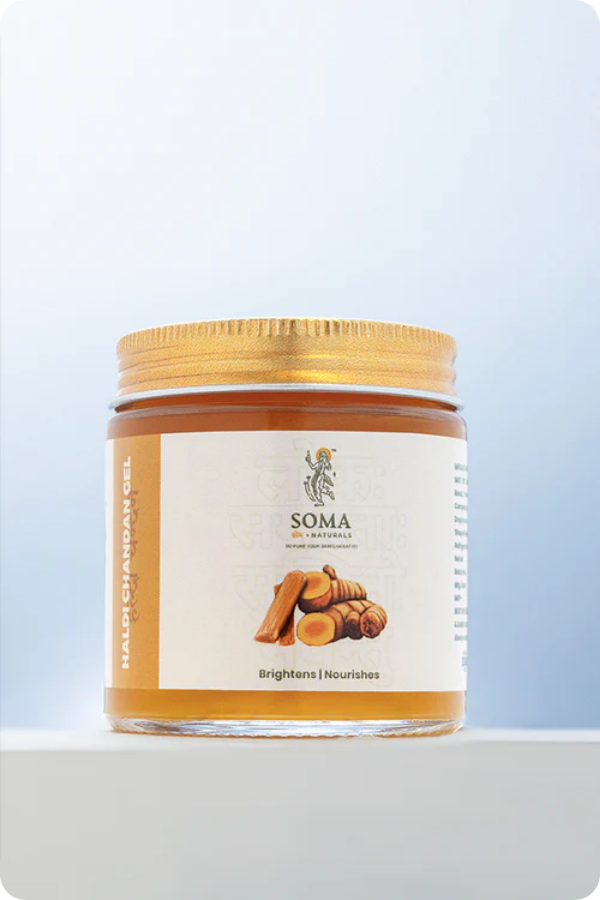 Soma Naturals Haldi Chandan Gel - Distacart