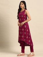 Thumbnail for All About You Ethnic Motifs Printed Sequinned Kurta with Trousers - Distacart