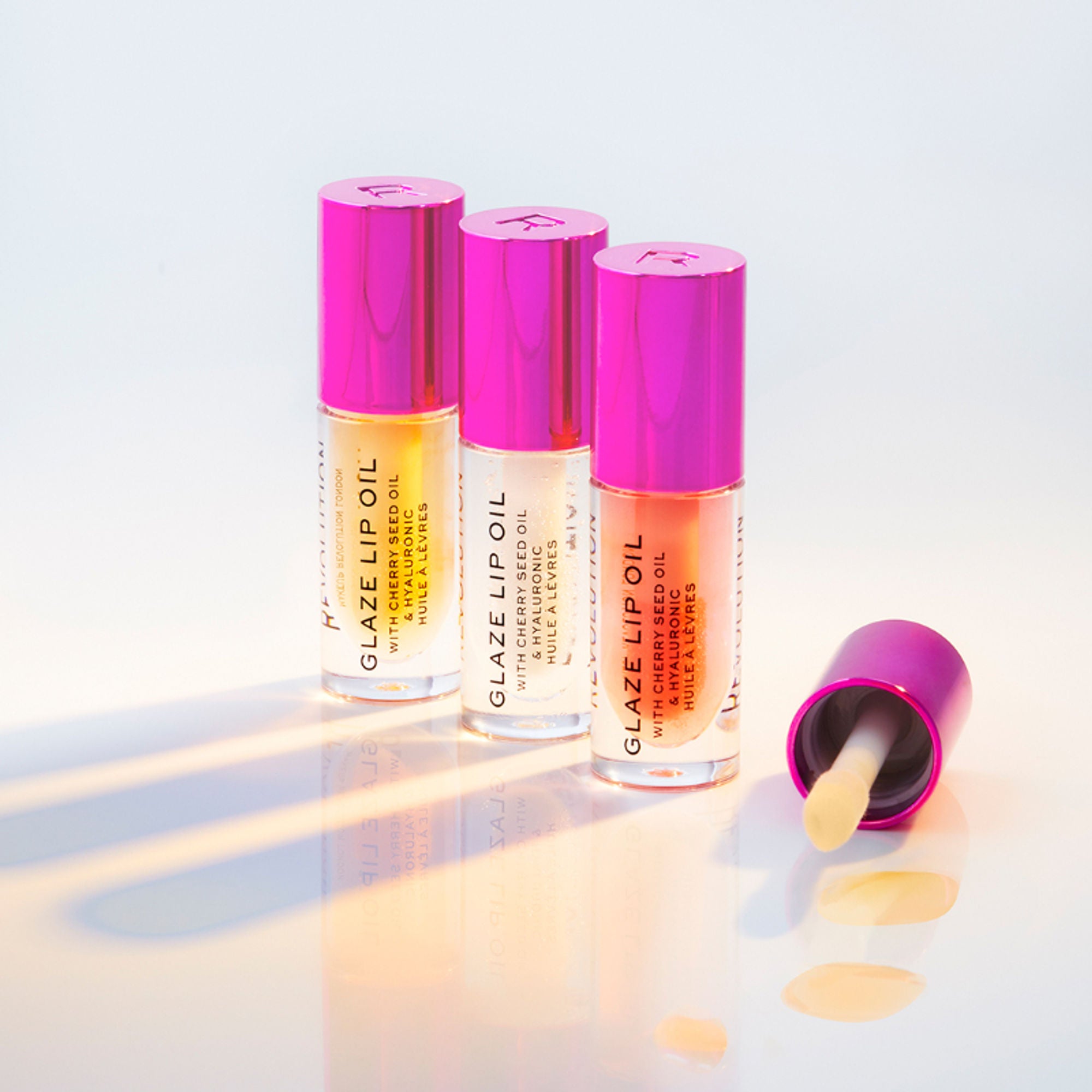 Makeup Revolution Glaze Lip Oil Intense Nourishment With Hyaluronic Acid Vitamin E - Getaway Terracotta - Distacart
