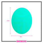 Thumbnail for Miss Claire Lx042 Facial Scrubber Oval - Green