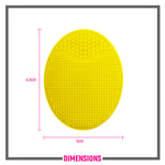 Thumbnail for Miss Claire Lx042 Facial Scrubber Oval - Lemon - Distacart