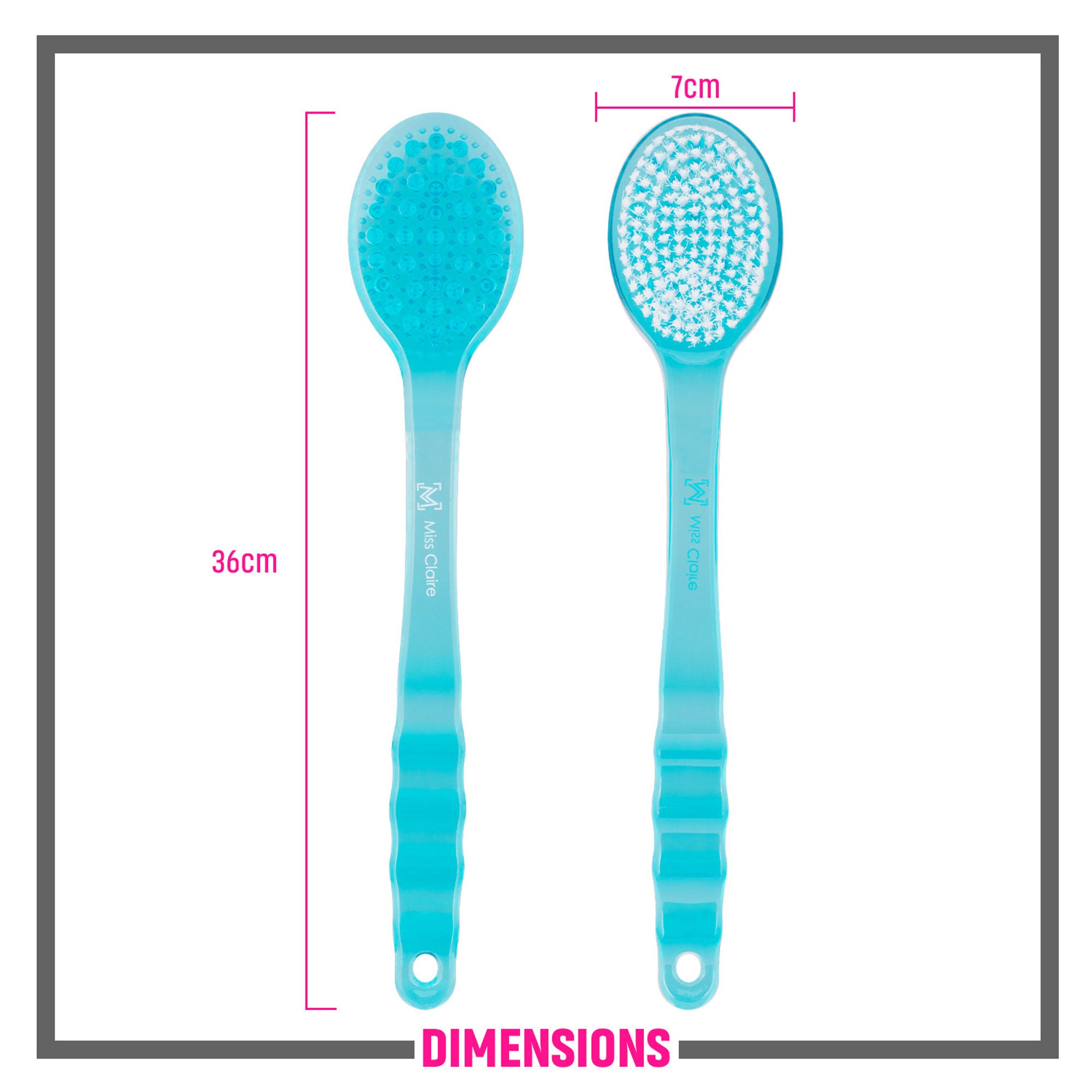 Miss Claire Lx025 Bath Brush - Blue