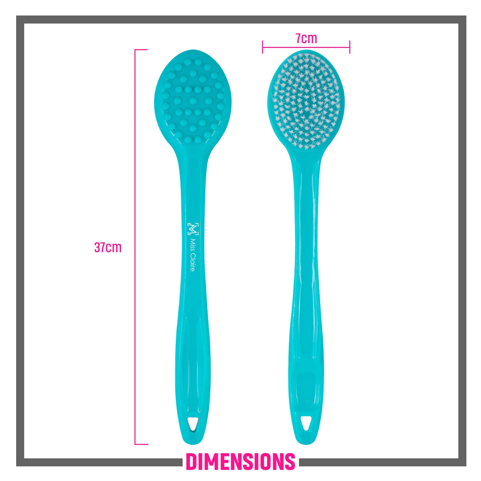 Miss Claire Lx038 Bath Brush - Blue - Distacart